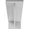 Ekena Millwork Heaton Hidden Support Steel Bracket w/ 20" Support Depth, Hammered White 3"W x 24"D x 2"H BKTM03X24X02HEHWH - alternate 8